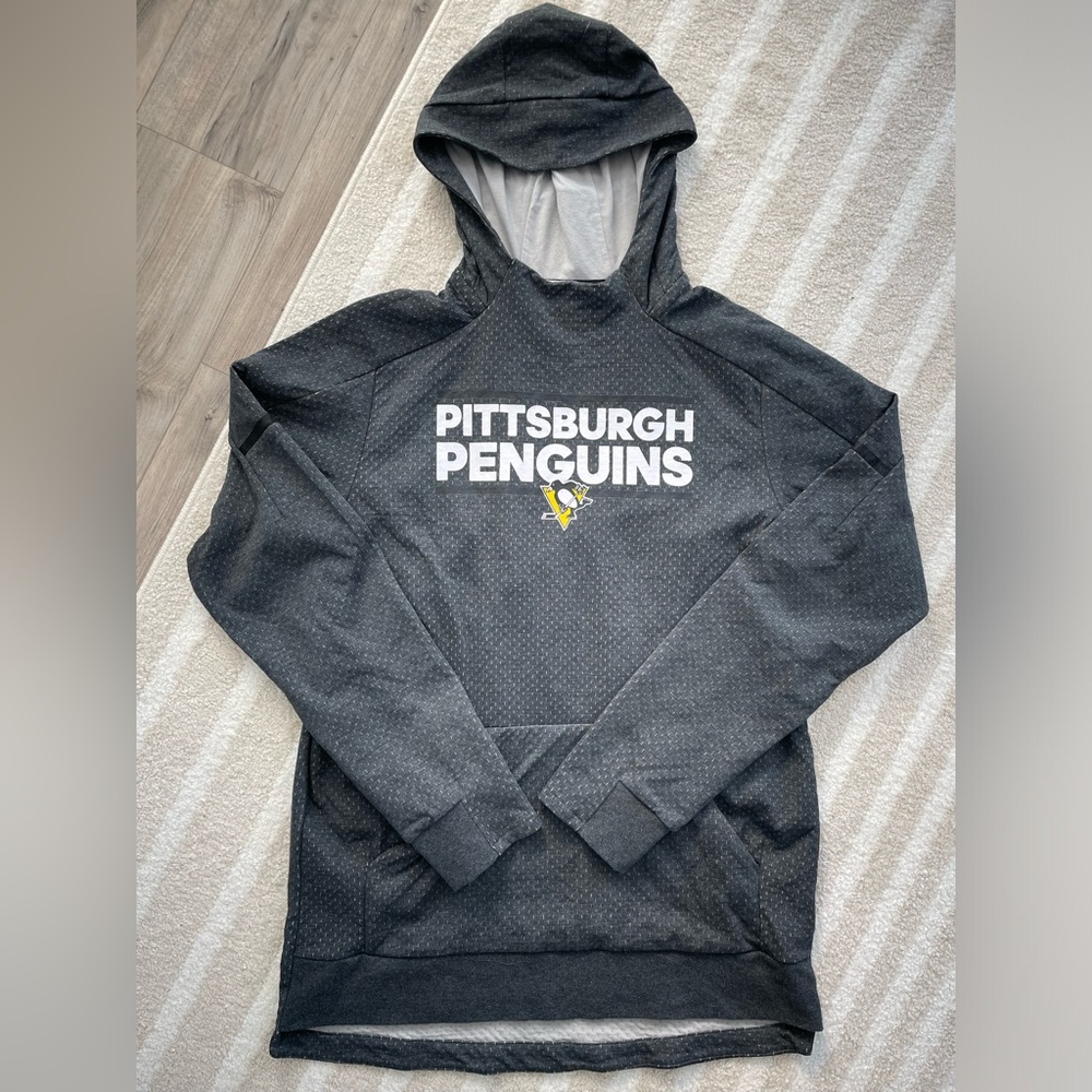 Pittsburgh Penguins NHL Adidas Climalite Hoodie - Size L